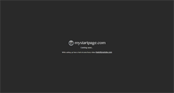 Desktop Screenshot of mystartpage.com